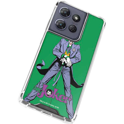 DC Comics The Joker Classic Art Pose Moto G 5G (2025) Clear Case