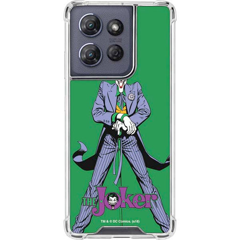 DC Comics The Joker Classic Art Pose Moto G Play 5G (2025) Clear Case