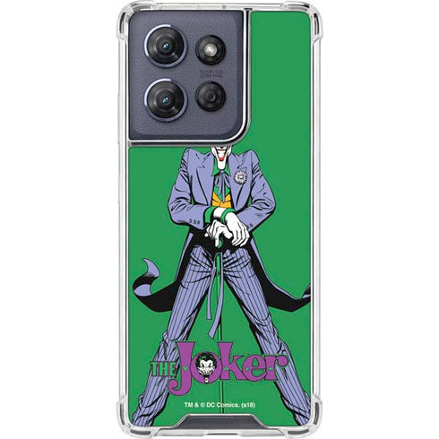 DC Comics The Joker Classic Art Pose Moto G Power 5G (2025) Clear Case