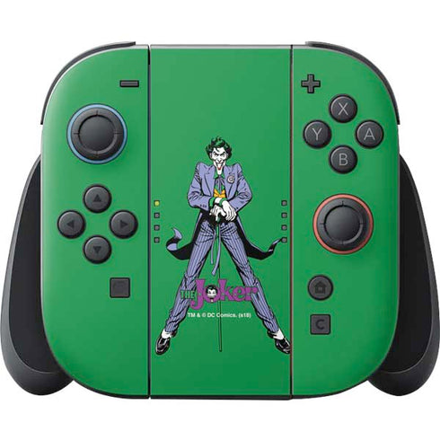 DC Comics The Joker Classic Art Pose Nintendo Switch 2 (2025) Joy-Con Controller Skin