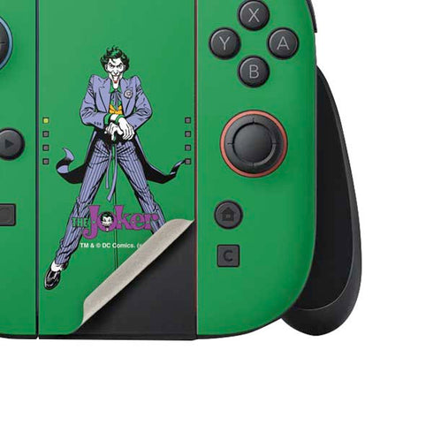 DC Comics The Joker Classic Art Pose Nintendo Switch 2 (2025) Joy-Con Controller Skin