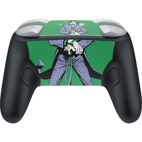 DC Comics The Joker Classic Art Pose Nintendo Switch 2 (2025) Pro Controller Skin