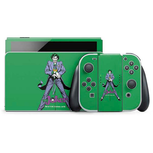 DC Comics The Joker Classic Art Pose Nintendo Skins