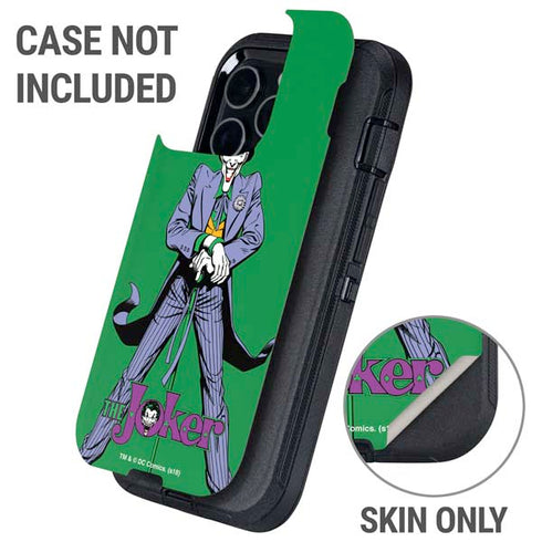 DC Comics The Joker Classic Art Pose Otterbox Defender iPhone Skin