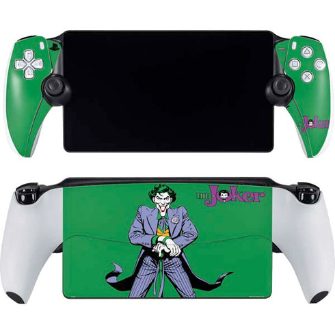 DC Comics The Joker Classic Art Pose PlayStation Portal Remote Player Skin