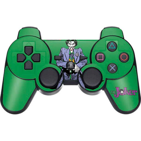 DC Comics The Joker Classic Art Pose PS3 Dual Shock wireless controller Skin