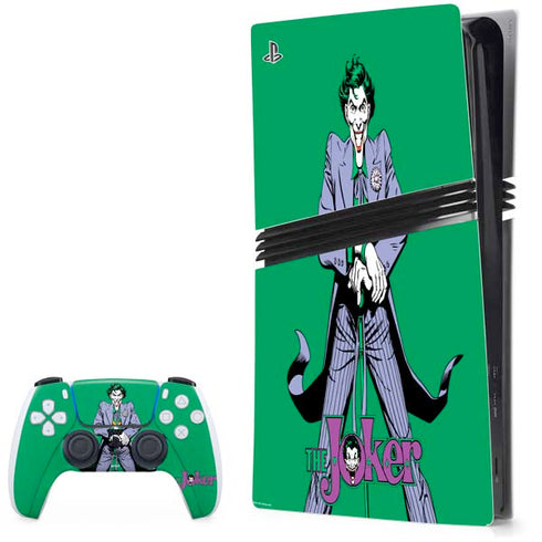 DC Comics The Joker Classic Art Pose PlayStation PS5 Skins