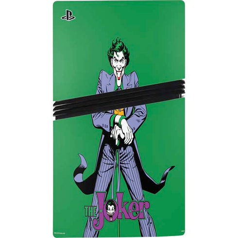DC Comics The Joker Classic Art Pose PS5 Pro Disk Bundle Skin