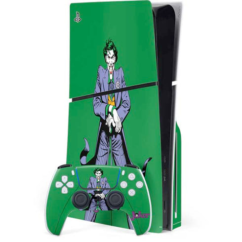 DC Comics The Joker Classic Art Pose PlayStation PS5 Skins