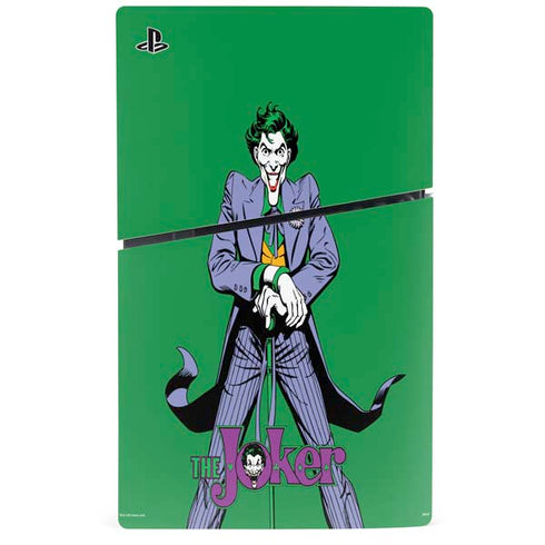 DC Comics The Joker Classic Art Pose PS5 Slim Digital Edition Console Skin