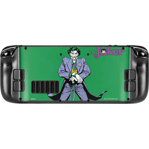 DC Comics The Joker Classic Art Pose Steam Deck Handheld Gaming Computer Skin