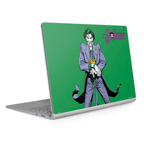 DC Comics The Joker Classic Art Pose Surface Book 2 15in Skin