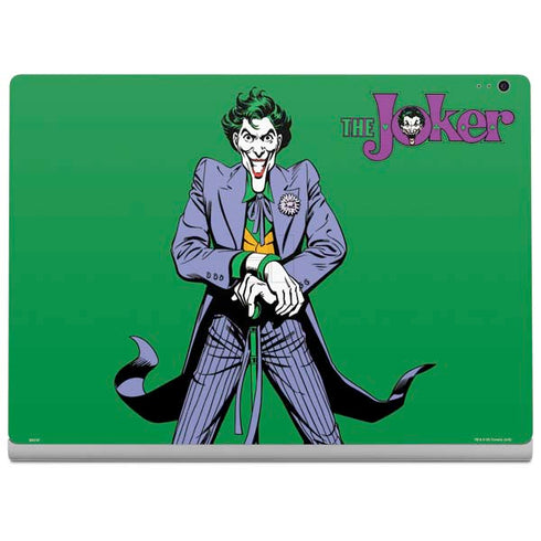 DC Comics The Joker Classic Art Pose Surface Book 2 15in Skin