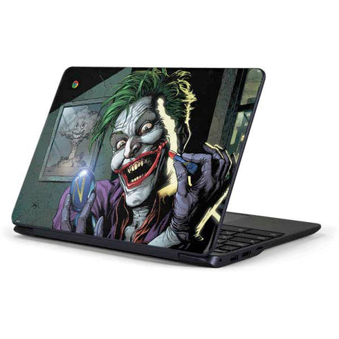 DC Comics The Joker Put on a Smile Samsung Chromebook Skin
