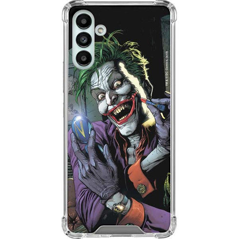 DC Comics The Joker Put on a Smile Galaxy A13 5G Clear Case
