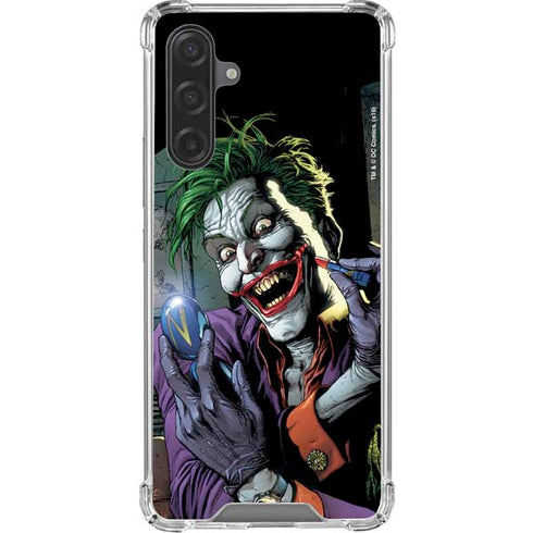DC Comics The Joker Put on a Smile Galaxy A17 Clear Case