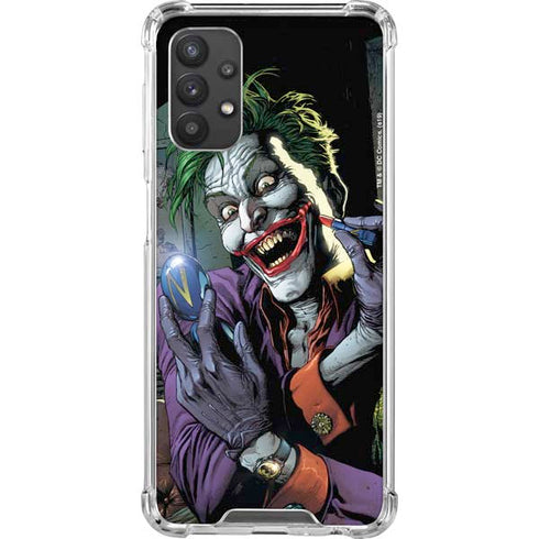 DC Comics The Joker Put on a Smile Galaxy A32 5G Clear Case