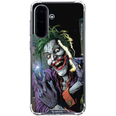 DC Comics The Joker Put on a Smile Galaxy A36 5G Clear Case