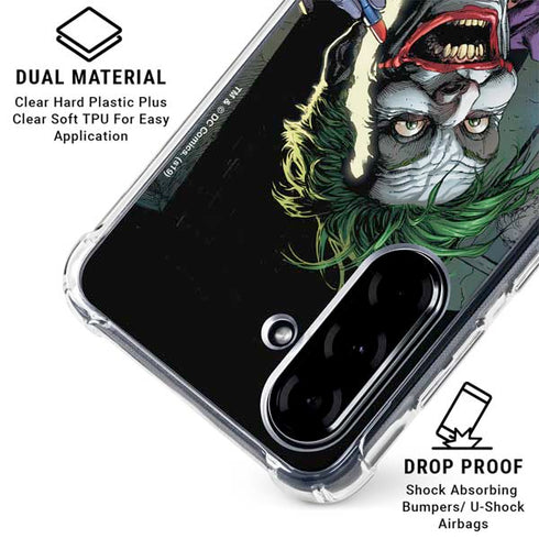 DC Comics The Joker Put on a Smile Galaxy A36 5G Clear Case