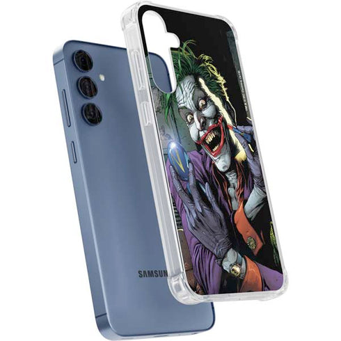 DC Comics The Joker Put on a Smile Galaxy A55 5G Clear Case