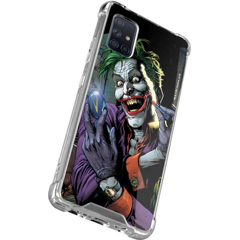 DC Comics The Joker Put on a Smile Galaxy A71 5G Clear Case