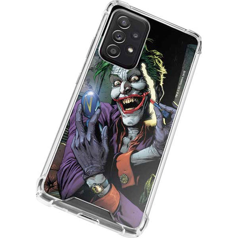 DC Comics The Joker Put on a Smile Galaxy A72 5G Clear Case