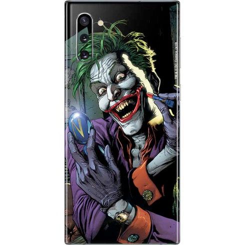 DC Comics The Joker Put on a Smile Galaxy Note 10 Skin