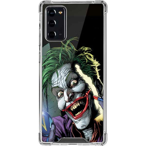 DC Comics The Joker Put on a Smile Galaxy Note20 5G Clear Case