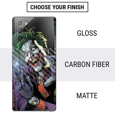 DC Comics The Joker Put on a Smile Galaxy Note20 5G Skin