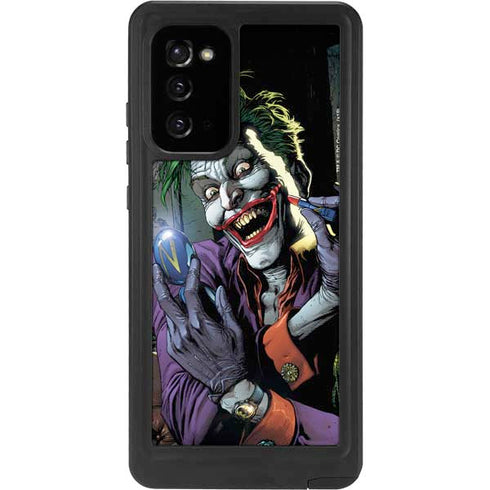 DC Comics The Joker Put on a Smile Galaxy Note20 5G Waterproof Case