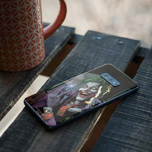 DC Comics The Joker Put on a Smile Galaxy S10e Skin