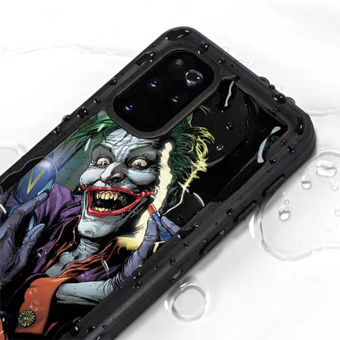 DC Comics The Joker Put on a Smile Galaxy S20 Plus Waterproof Case