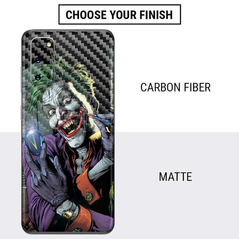 DC Comics The Joker Put on a Smile Galaxy S20 Skin