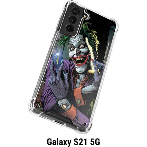 DC Comics The Joker Put on a Smile Galaxy S21 5G Clear Case