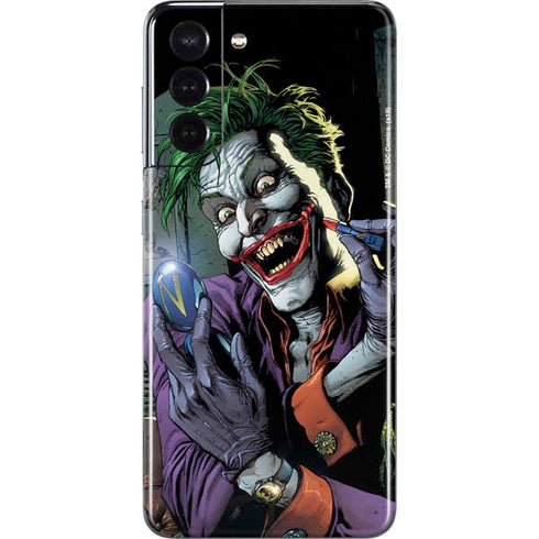 DC Comics The Joker Put on a Smile Galaxy S21 5G Skin