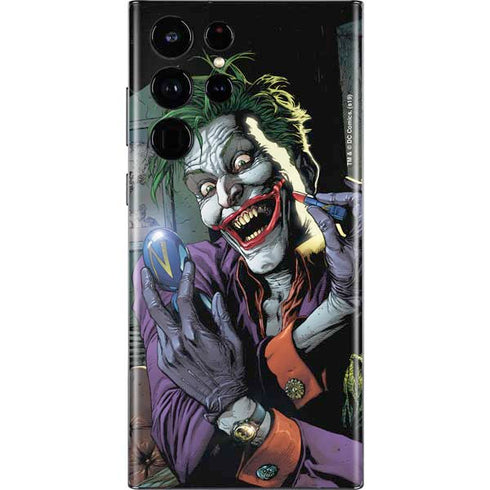 DC Comics The Joker Put on a Smile Galaxy S22 Ultra Skin