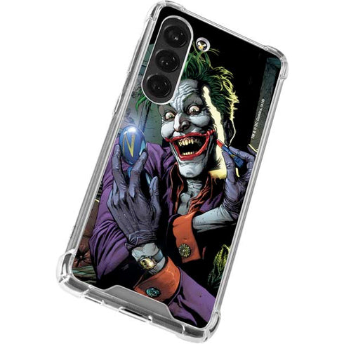 DC Comics The Joker Put on a Smile Galaxy S23 Clear Case
