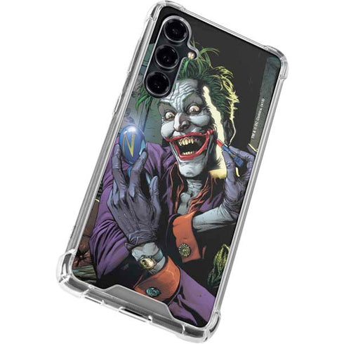 DC Comics The Joker Put on a Smile Galaxy S23 FE Clear Case
