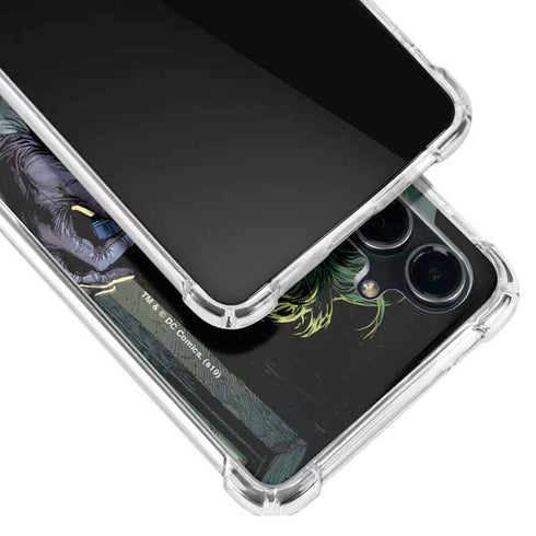 DC Comics The Joker Put on a Smile Galaxy S23 FE Clear Case