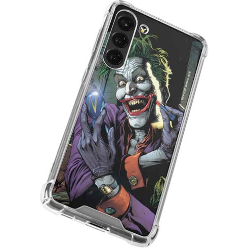 DC Comics The Joker Put on a Smile Galaxy S23 Plus Clear Case