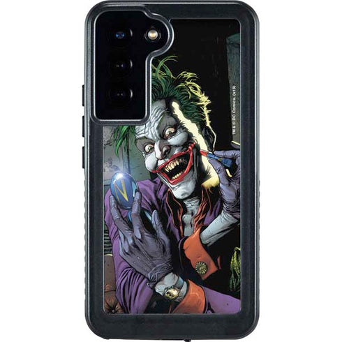 DC Comics The Joker Put on a Smile Galaxy S23 Plus Waterproof Case