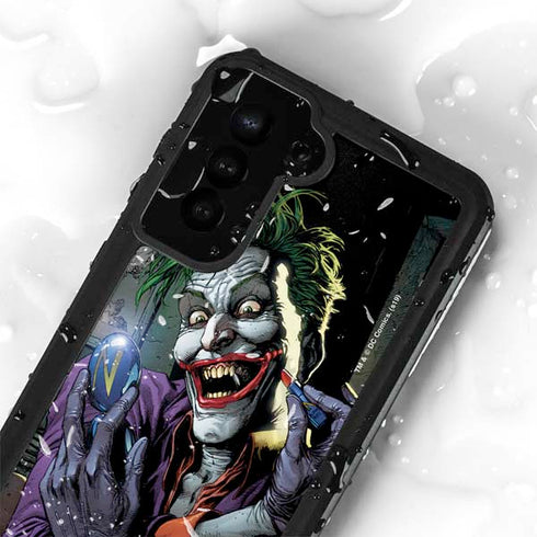 DC Comics The Joker Put on a Smile Galaxy S23 Plus Waterproof Case
