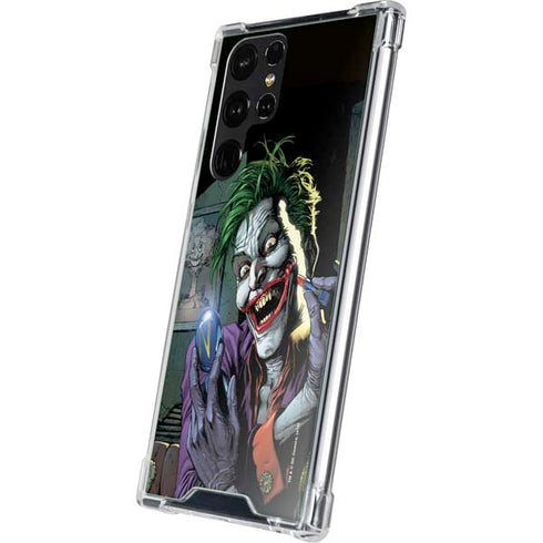 DC Comics The Joker Put on a Smile Galaxy S23 Ultra Clear Case