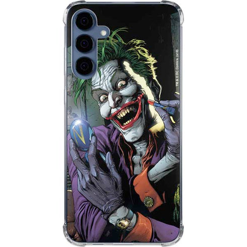 DC Comics The Joker Put on a Smile Galaxy S24 Clear Case