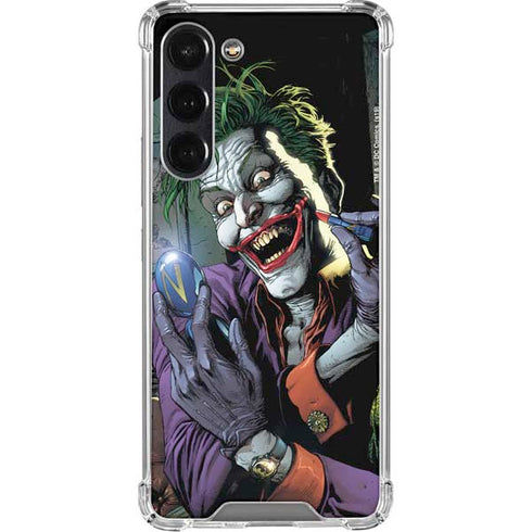 DC Comics The Joker Put on a Smile Galaxy S24 FE Clear Case