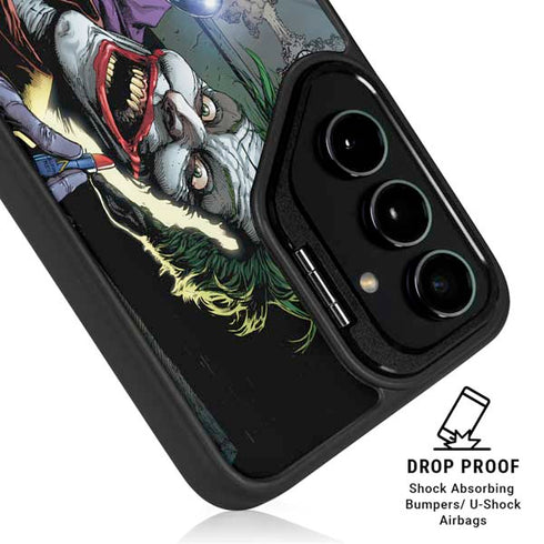 DC Comics The Joker Put on a Smile Galaxy S24 FE Kickstand Case