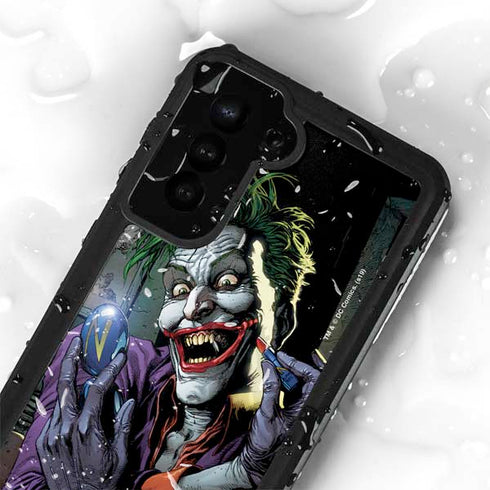 DC Comics The Joker Put on a Smile Galaxy S24 Plus Waterproof Case