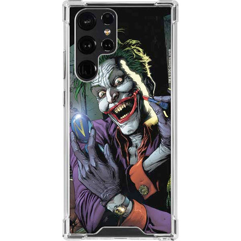 DC Comics The Joker Put on a Smile Galaxy S24 Ultra Clear Case