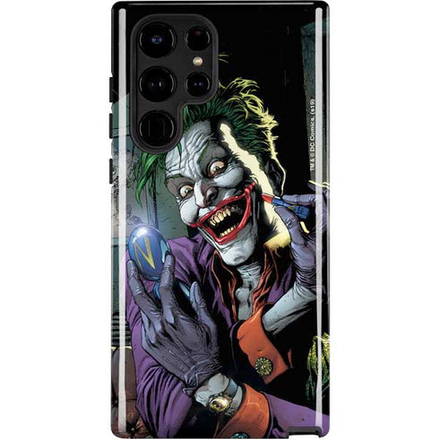 DC Comics The Joker Put on a Smile Galaxy Cases