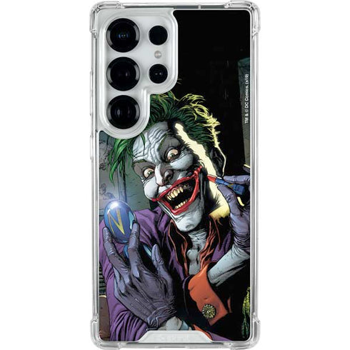 DC Comics The Joker Put on a Smile Galaxy S25 Ultra Clear Case